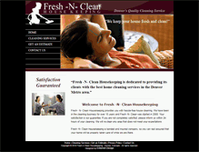 Tablet Screenshot of fresh-n-clean.org